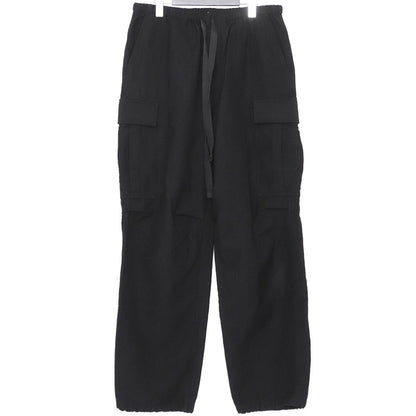 SUS-SOUS Black Wool Cargo Pants Size 7