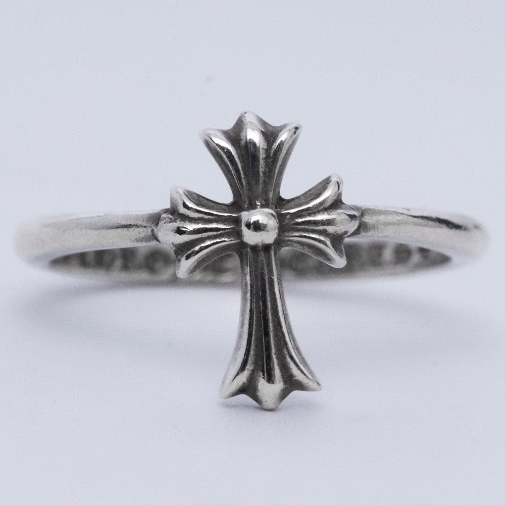 CHROME HEARTS Bubblgm CH Cross Ring Silver Size ONE SIZE