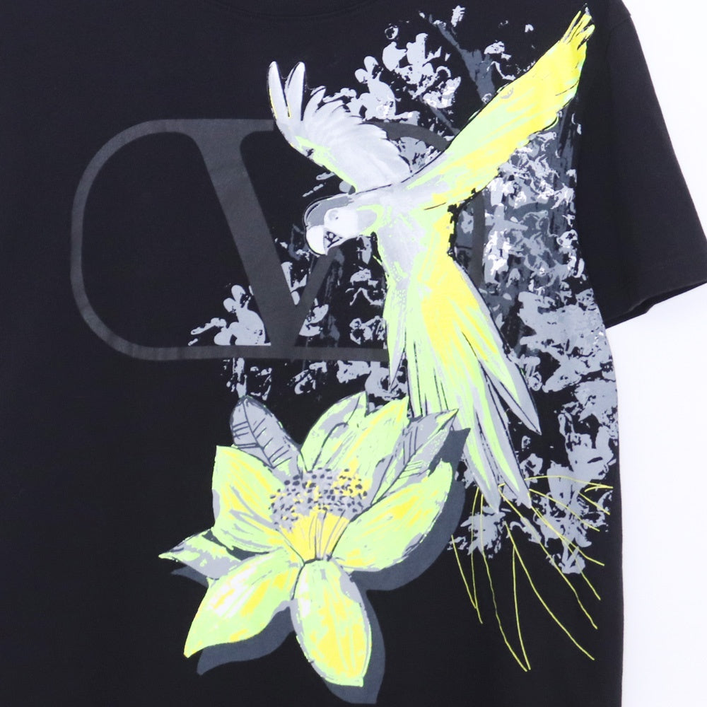 VALENTINO VLogo Mural Jungle T-Shirt Black Size S