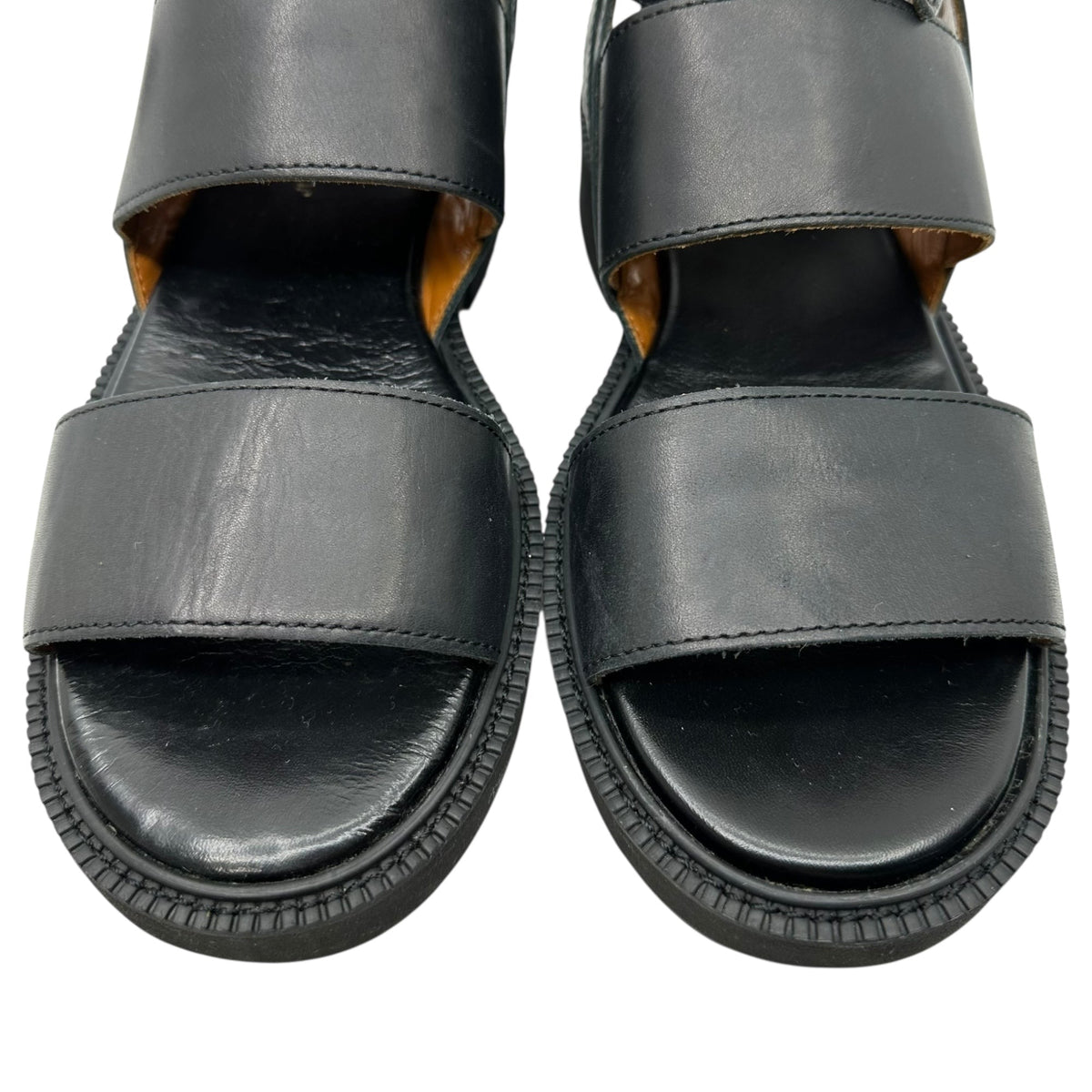 COMME des GARCONS JUNYA WATANABE Leather Sandals Size M