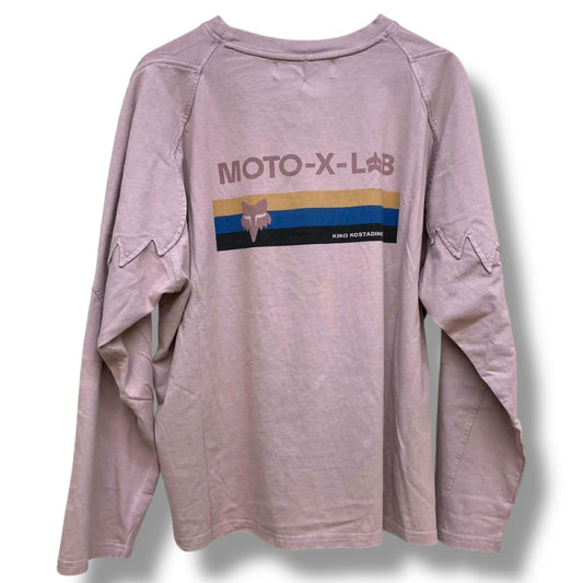 KIKO KOSTADINOV x FOX Long Sleeve Tee Shirt Pink Gray Size M