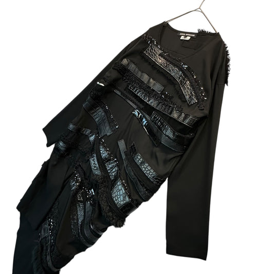 JUNYA WATANABE 24AW Multi-Fabric Dress Black Size S