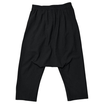Rick Owens 16AW Drawstring Cropped Pants Black Size 46