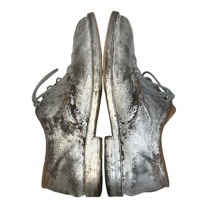 MAISON MARGIELA 20AW Tabi Bianchetto Shoes Silver Sneakers Size 36