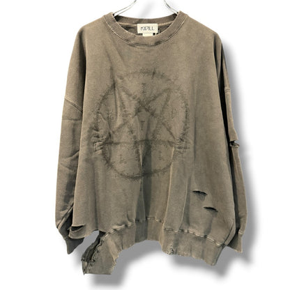 KIDILL 24SS Crewneck Sweatshirt Black Free Size