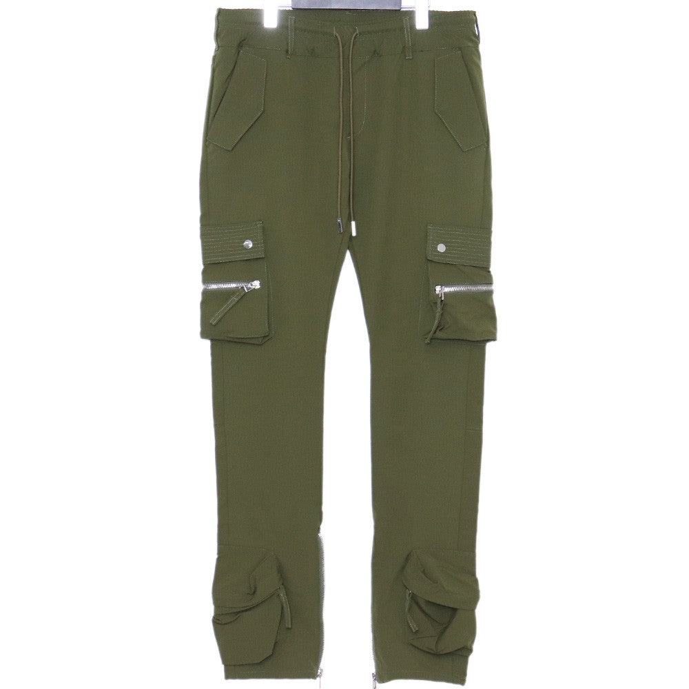 MLVINCE Type-4 Slim Stretch Cargo Pants Khaki Size 34