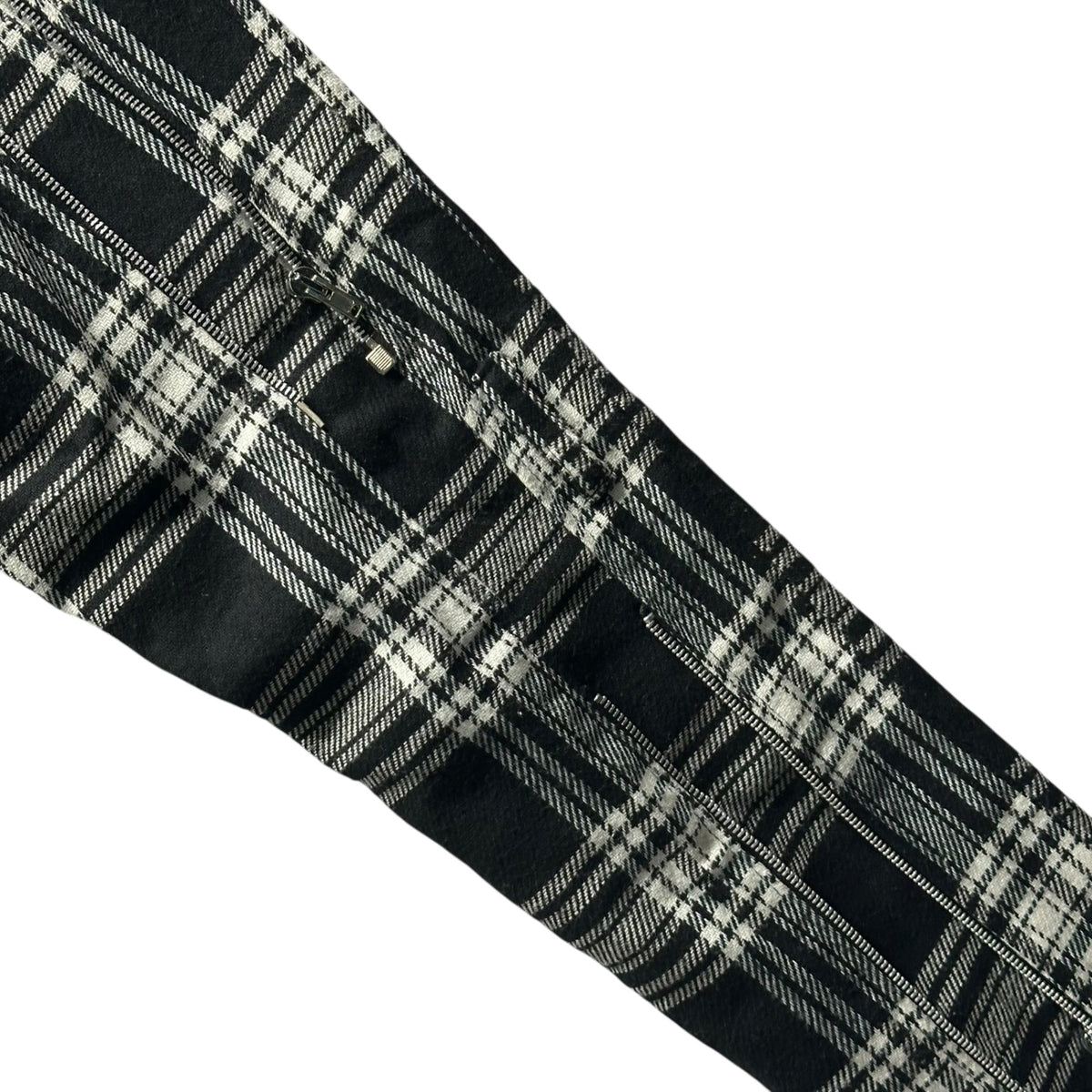 no future 90's Anarchy Check Pants Black/White Size S