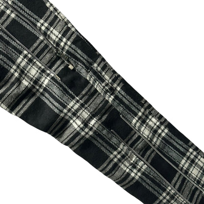no future 90's Anarchy Check Pants Black/White Size S