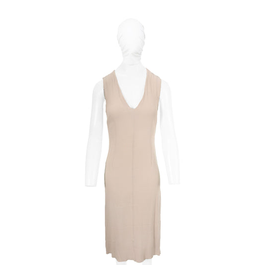 Maison Martin Margiela Midi Dress Beige