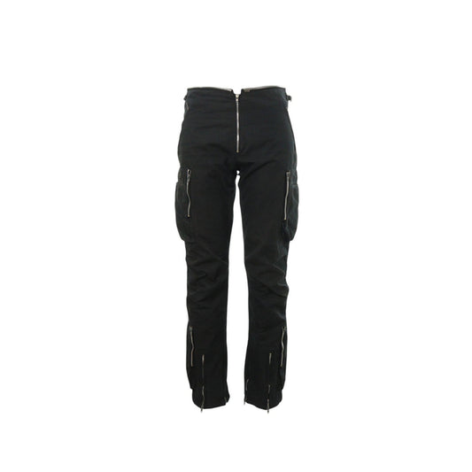 HELMUT LANG 1999A/W Cotton Blend Black Pants Size 44