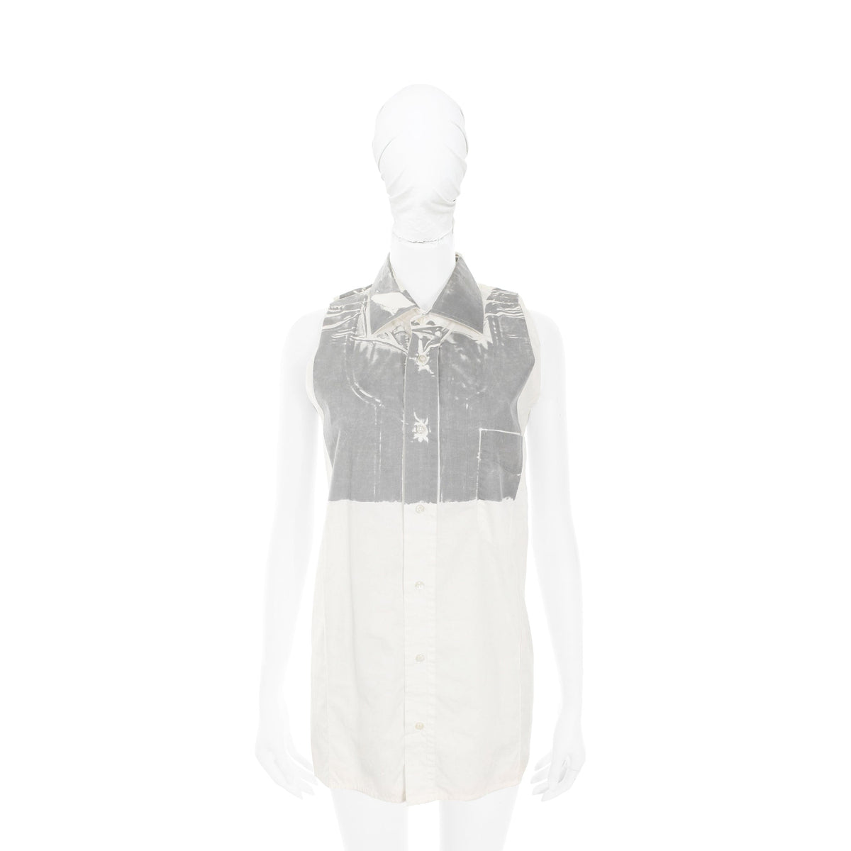 Maison Martin Margiela 1998 S/S Cotton White Gray Size M