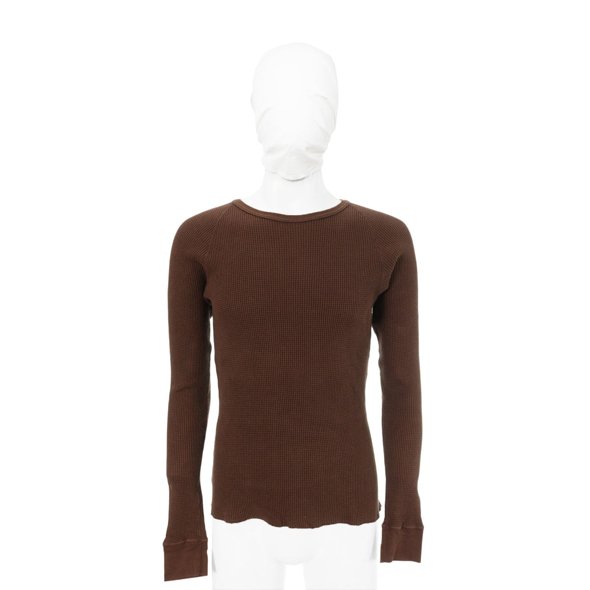 NUMBER (N)INE Cotton Long Sleeve Shirt Brown Size 4