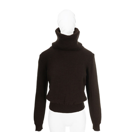 VERONIQUE BRANQUINHO Brown Wool Sweater Size 38