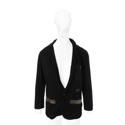 UNDERCOVER 2010SS Black Poly Blend Jacket Size 2