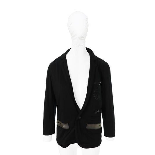 UNDERCOVER 2010SS Black Poly Blend Jacket Size 2