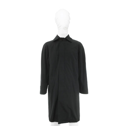 Helmut Lang Black Nylon Blend Coat Size 44