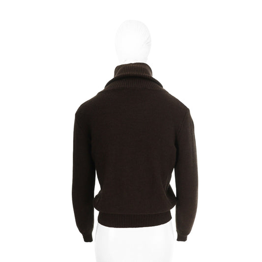 VERONIQUE BRANQUINHO Brown Wool Sweater Size 38