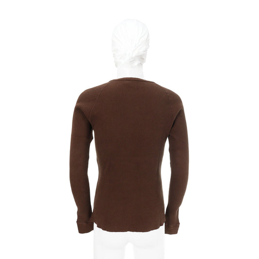 NUMBER (N)INE Cotton Long Sleeve Shirt Brown Size 4