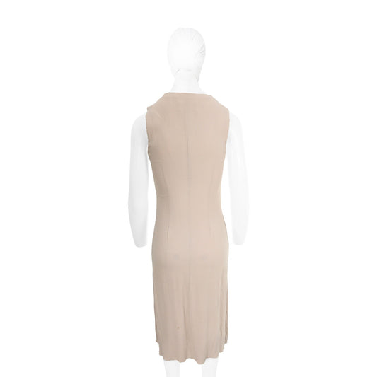 Maison Martin Margiela Midi Dress Beige