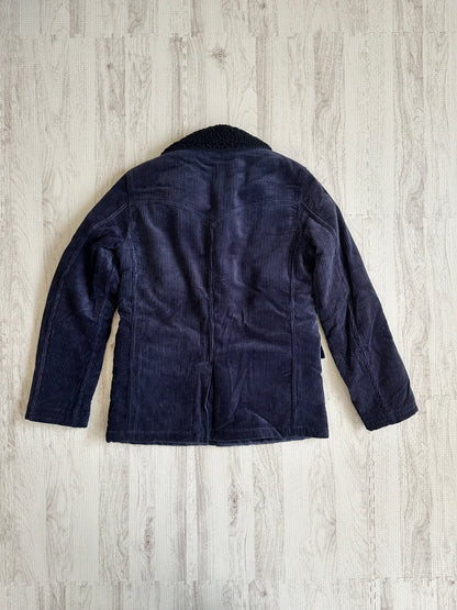 Vintage Number (N)ine Outwear - NUMBER (N)INE Boa Ranch Coat Dark Navy 2 - Authentic Archive