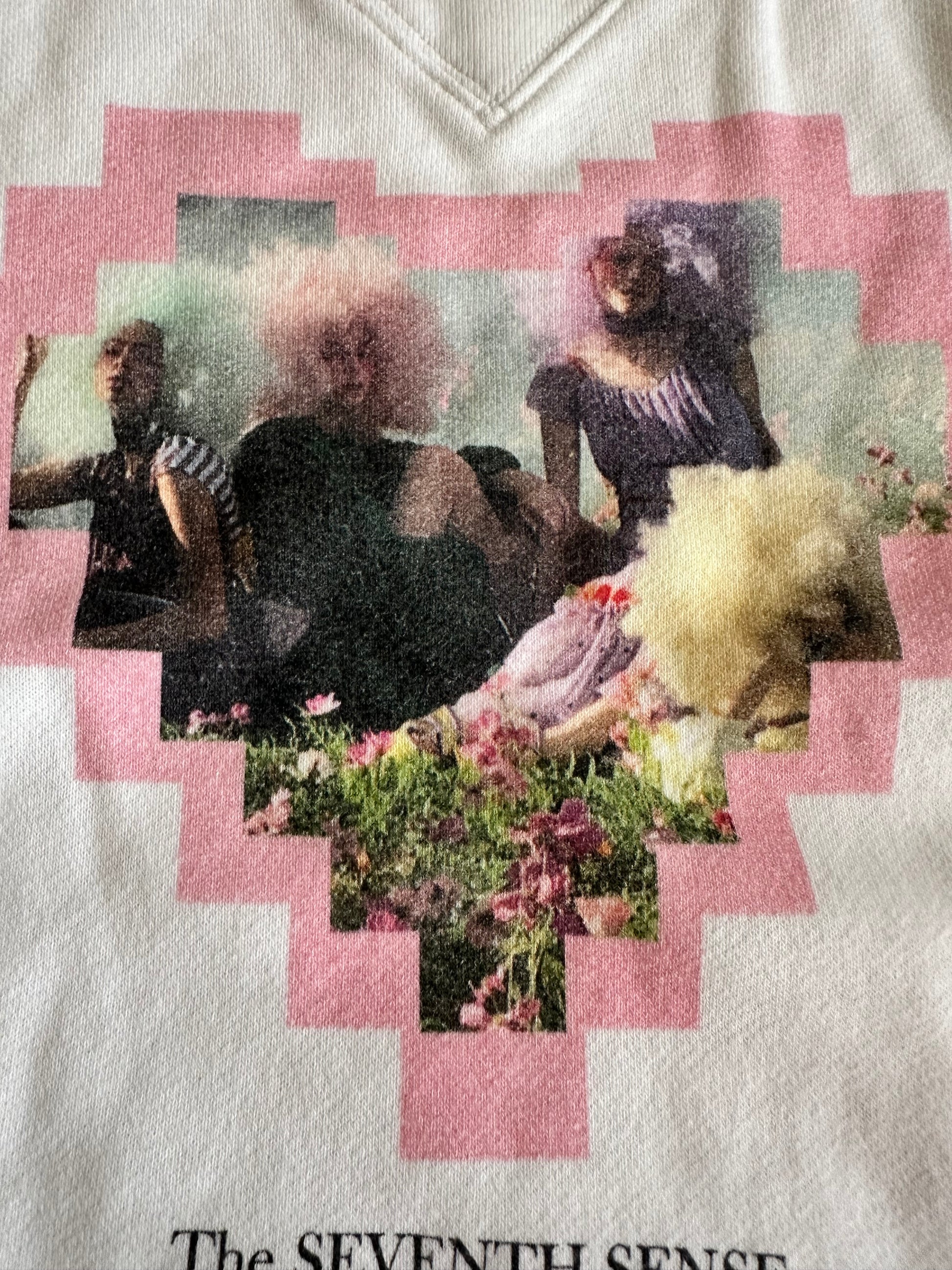 Undercover - Undecover Cropped Sweatshirts White Undercover Logo Heart