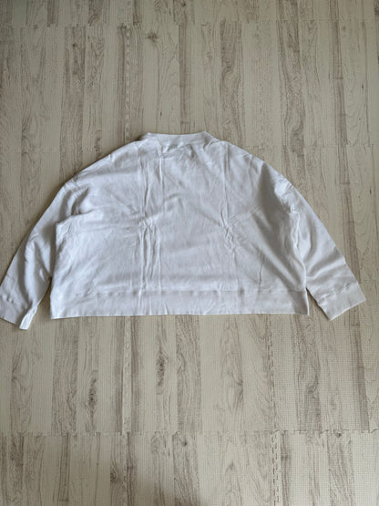 Vintage Undercover Tops - Undecover Cropped Sweatshirts White Undercover Logo Heart - Authentic Archive