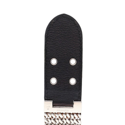 Hermes HERMÈS Silver Black 925 Bracelet