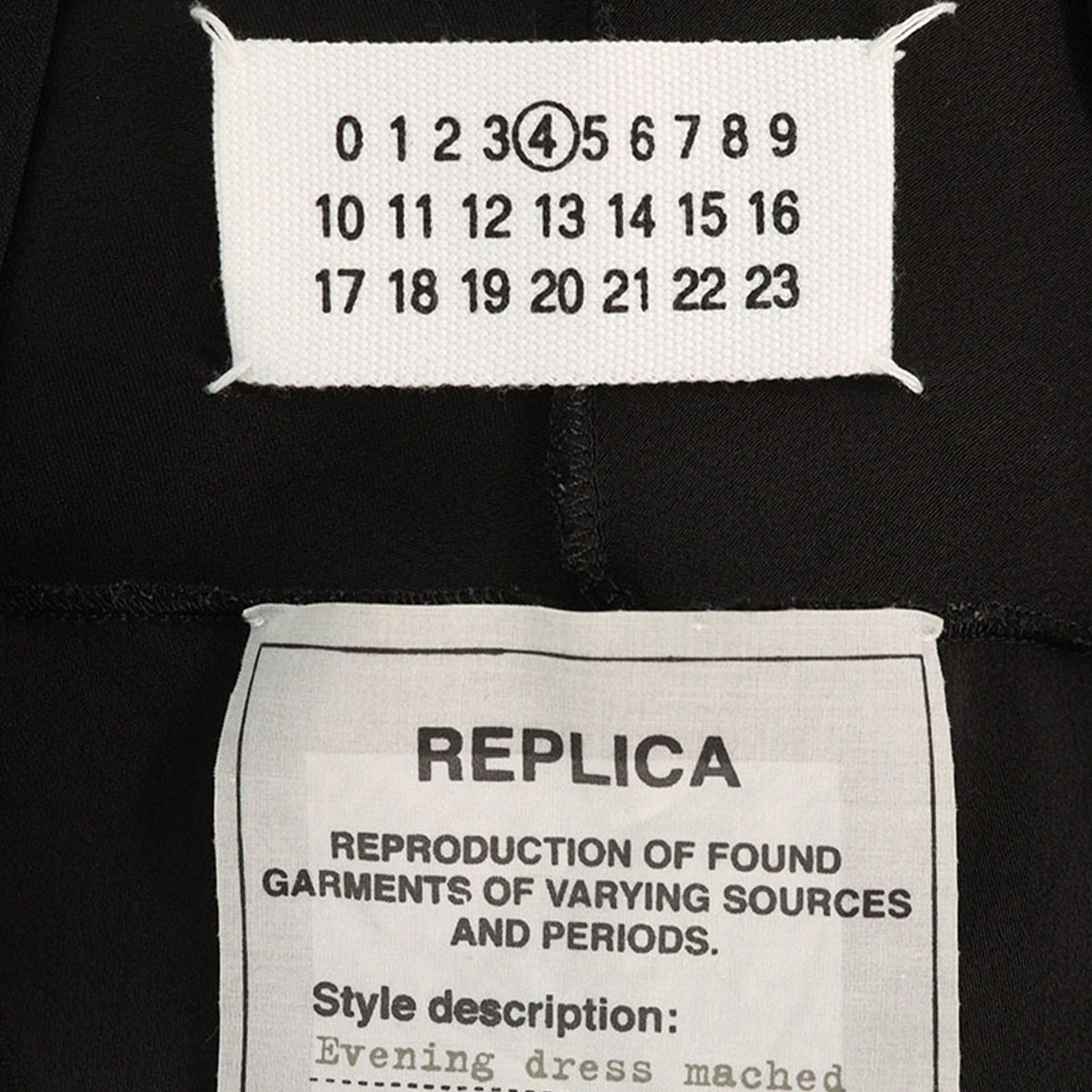 Maison Martin Margiela 08AW Black Midi Dress Size 40