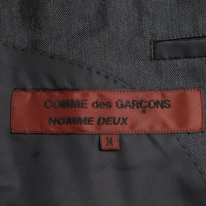 COMME des GARCONS Homme Deux Gray Wool Jacket Size M