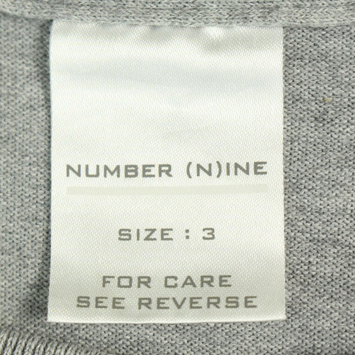NUMBER (N)INE 2001AW Cotton T-Shirt Multi Size 3