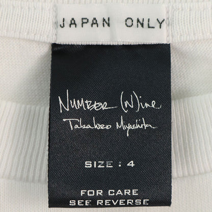 NUMBER (N)INE Multi Cotton T-Shirt Size 4