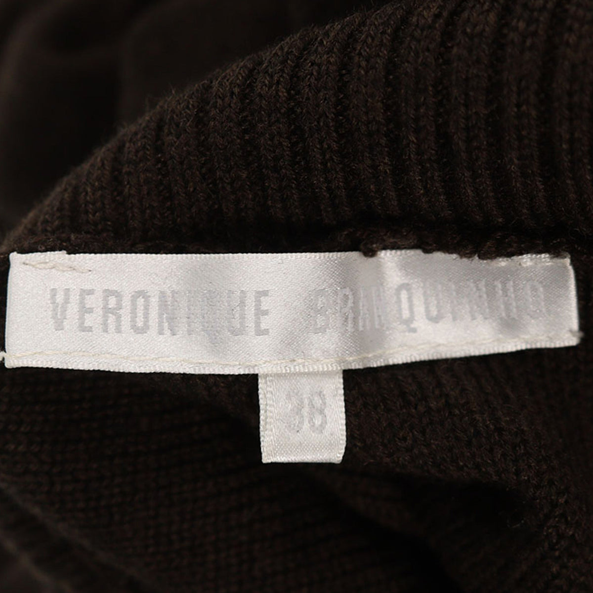 VERONIQUE BRANQUINHO Brown Wool Sweater Size 38