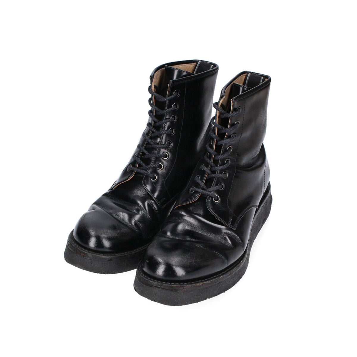 NUMBER (N)INE 2001 A/W Black Boots Size 8