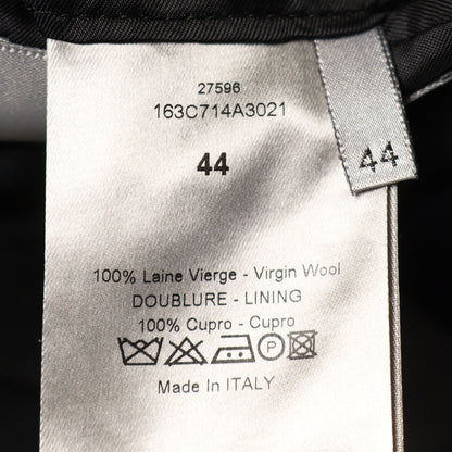 Dior HOMME 2011SS Wool Navy Jacket Size 44