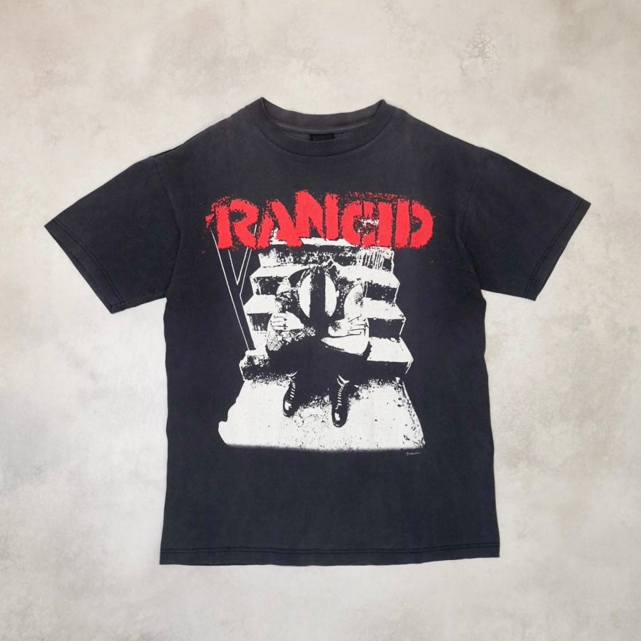 RANCID tee 90s ©1996 Band T-Shirt Black Size M