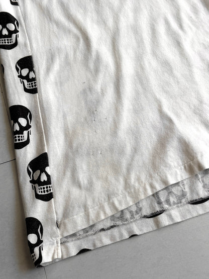 HYSTERIC GLAMOUR Skull Panel Tee Cotton Size FREE