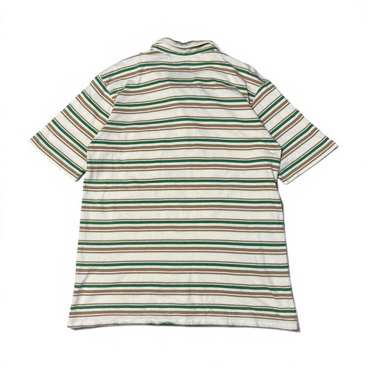 Vintage 00s Stussy Multi Border Polo Shirt Size M