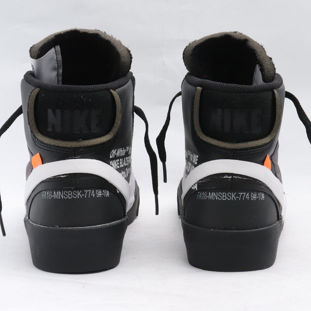 Off-White BLAZER MID THE 10 Hi-Top Sneakers Black Size 27cm