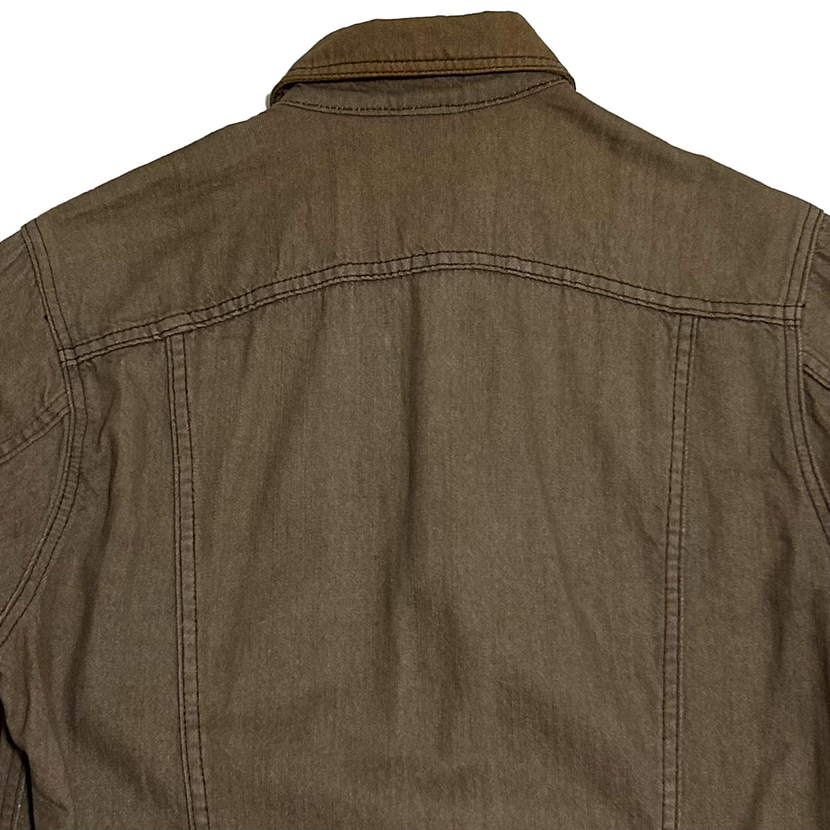ARMANI EXCHANGE 90s Brown Trucker Jacket Size S