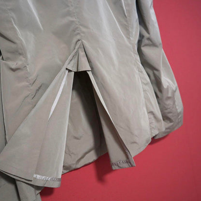Jil Sander Beige Glossy Polyester Nylon Tailored Size 42