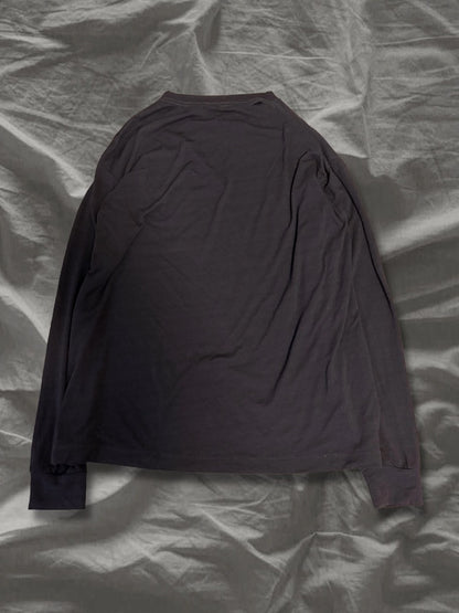 COMOLI AW15 Jersey Wool Long-Sleeve T-Shirt Black Size M
