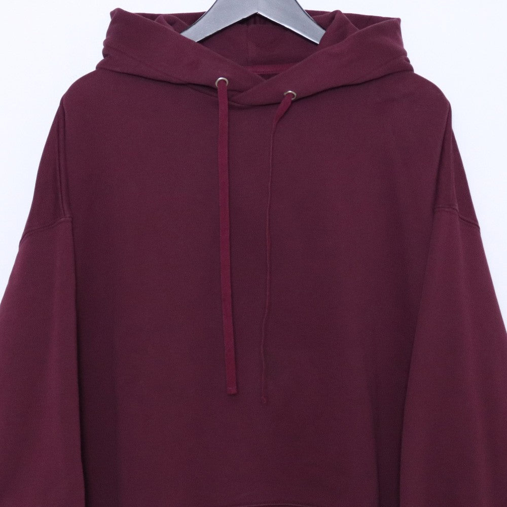 MAISON MARGIELA AIDS Foodie Sweat Hoodie Burgundy Size XS