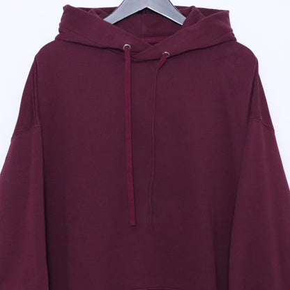 MAISON MARGIELA AIDS Foodie Sweat Hoodie Burgundy Size XS