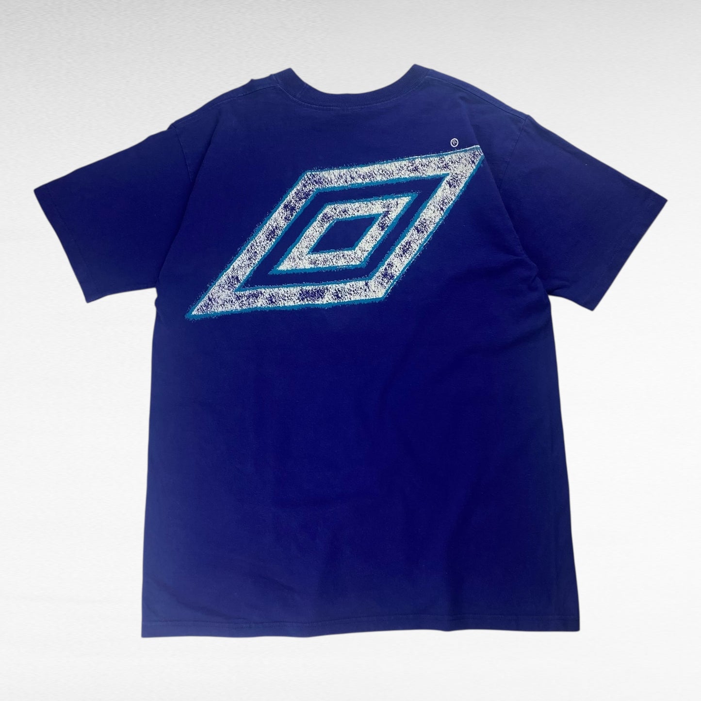 Umbro 90s Short Sleeve T-Shirt Blue Size L