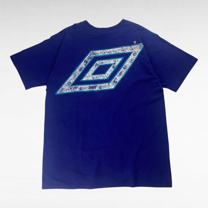 Umbro 90s Short Sleeve T-Shirt Blue Size L