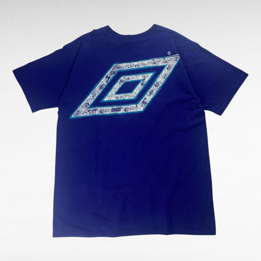 Umbro 90s Short Sleeve T-Shirt Blue Size L
