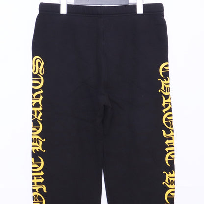 Chrome Hearts Side Logo Sweatpants Black Yellow Pants Size M