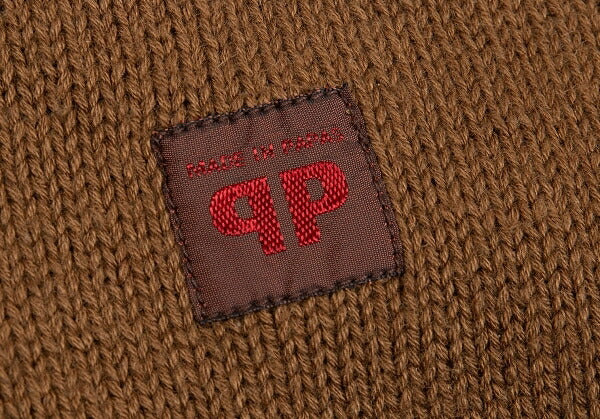 Papas Argyle Patch Knit Vest Cotton Blend Size L