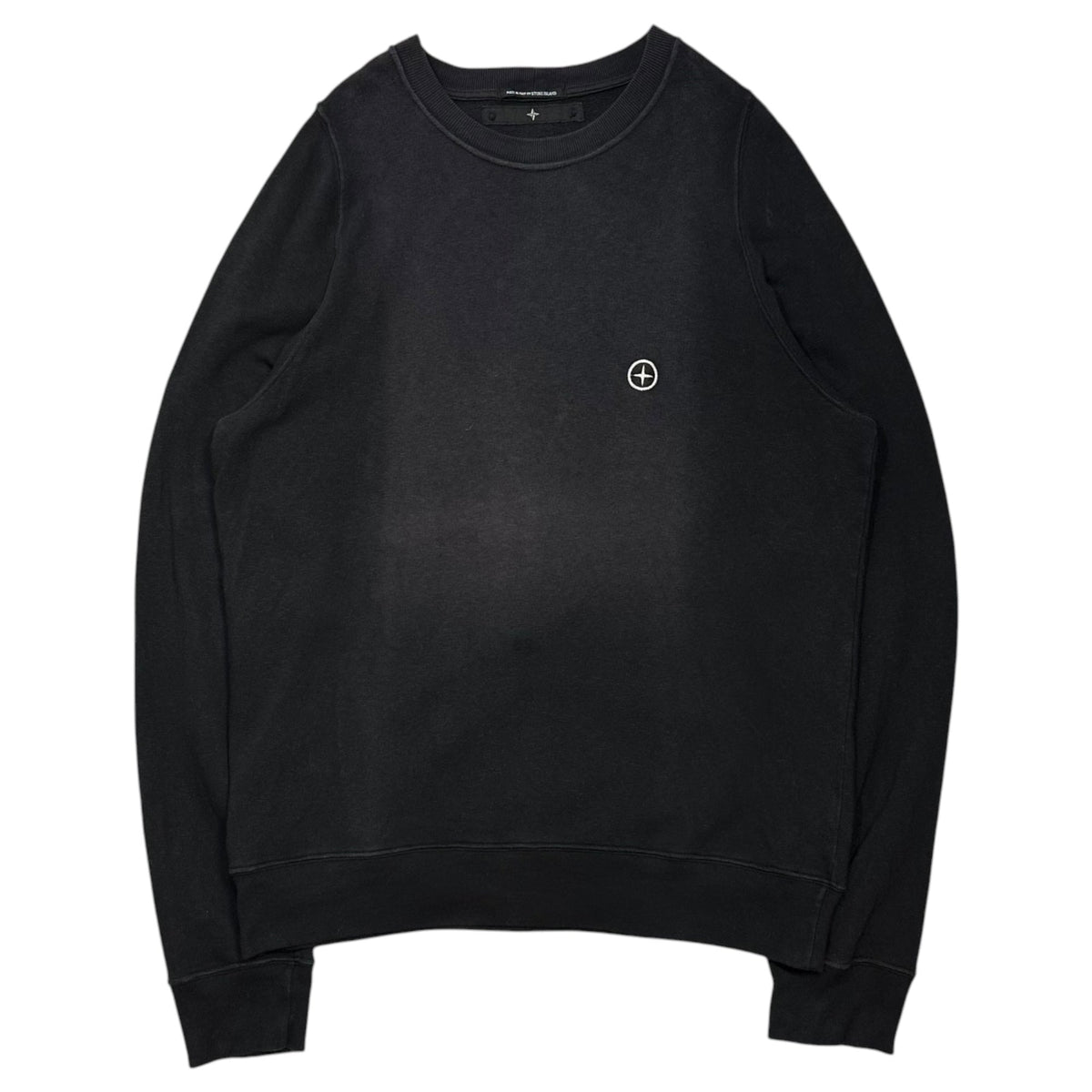 STONE ISLAND 05SS Paul Harvey Logo Sweatshirt Black Size L