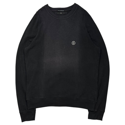 STONE ISLAND 05SS Paul Harvey Logo Sweatshirt Black Size L